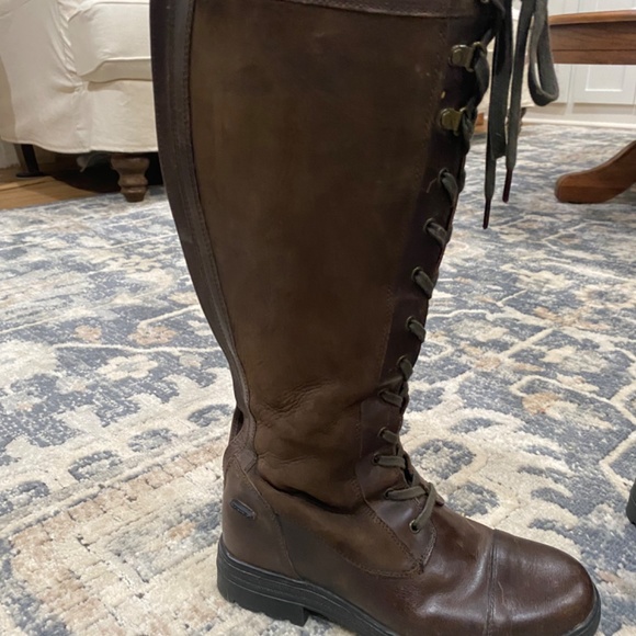 Lace up riding knee high field boots - Picture 2 of 8